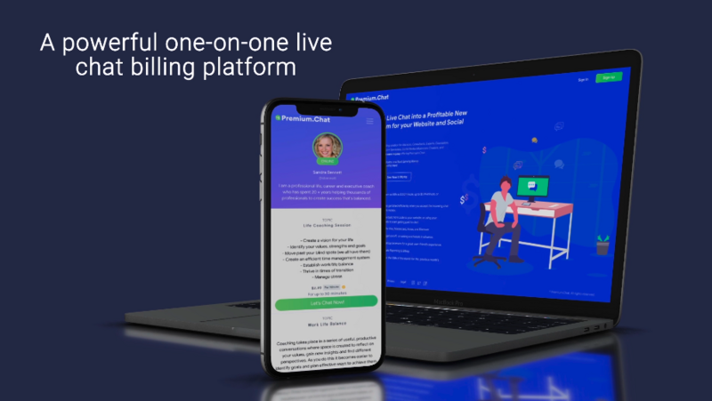 The Pay Per Minute Chat Platform from Premium.Chat