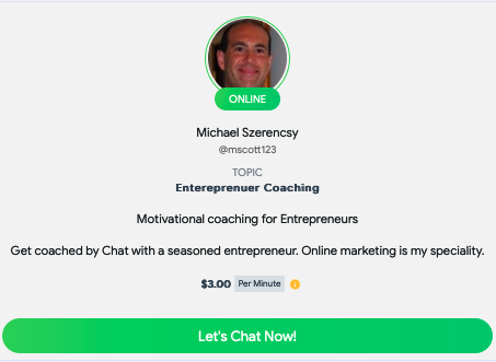 Premium.Chat profile example