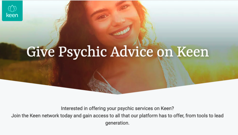 Keen psychic advisor sign up process
