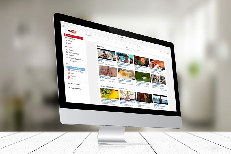 YouTube interface