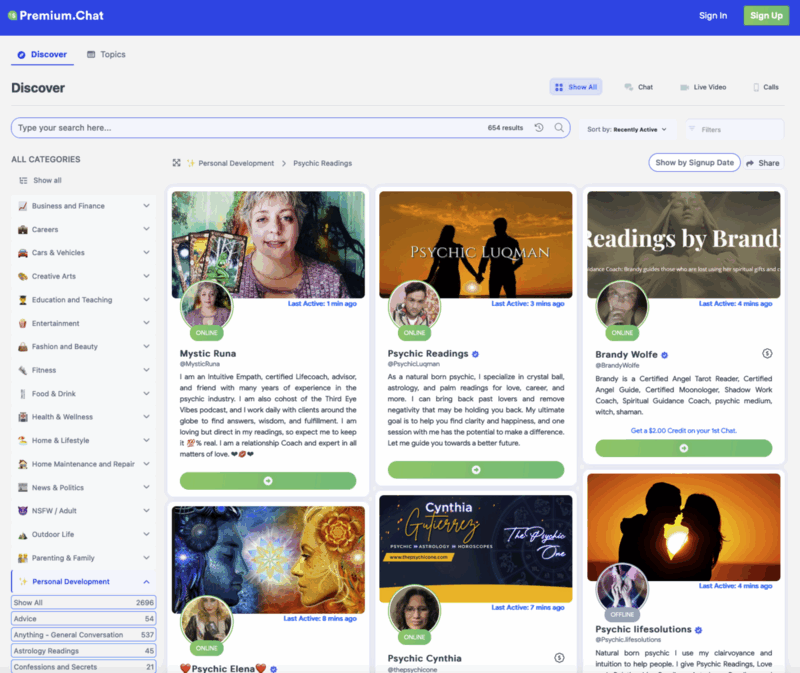 The Best Platform for Paid Psychic Chat Readings