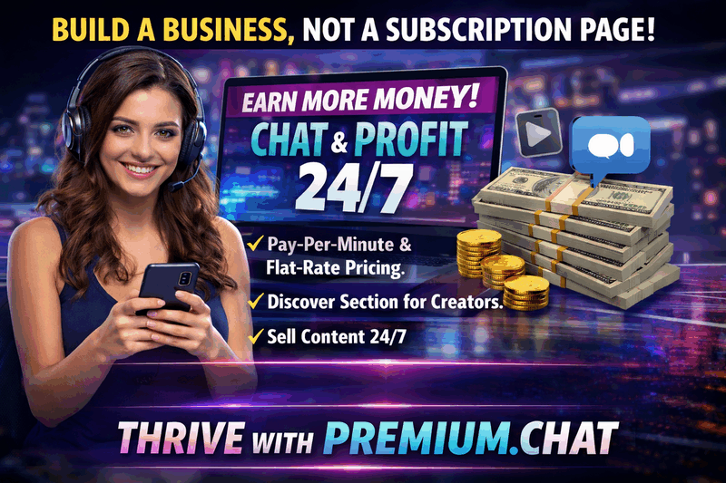 Build a Business, Not a Subscription Page: Why Premium.Chat Gives Creators the Advantage